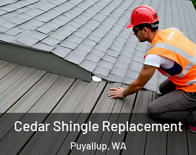  Cedar Shingle Replacement Puyallup, WA