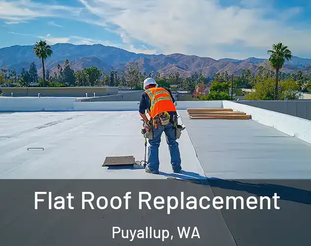  Flat Roof Replacement Puyallup, WA