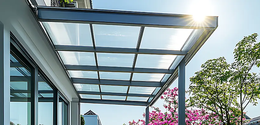 Glass Patio Roof Installation in Puyallup