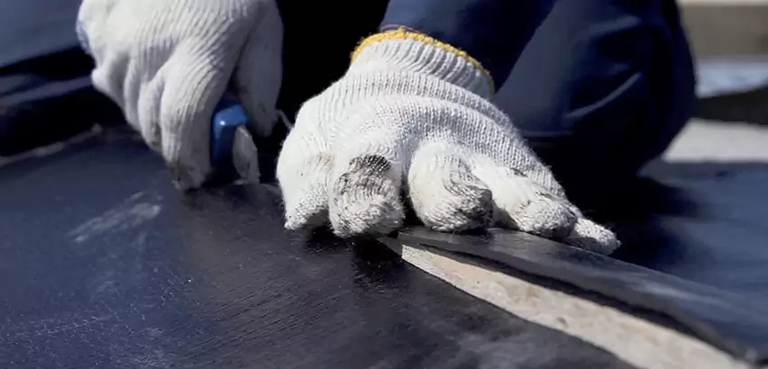 Rubber Roof Seam Repair in Puyallup
